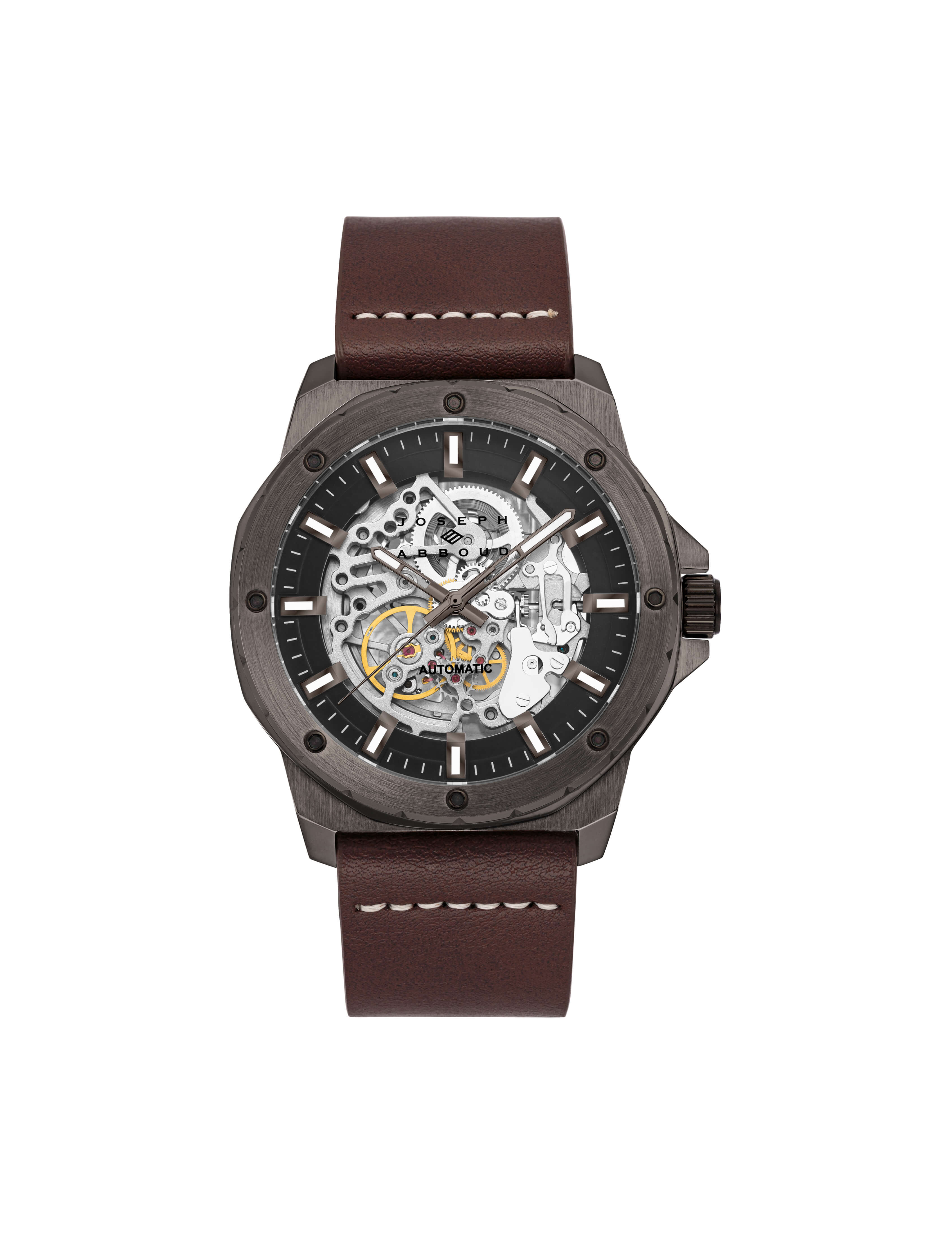The Washington Street Collection Automatic Leather Strap