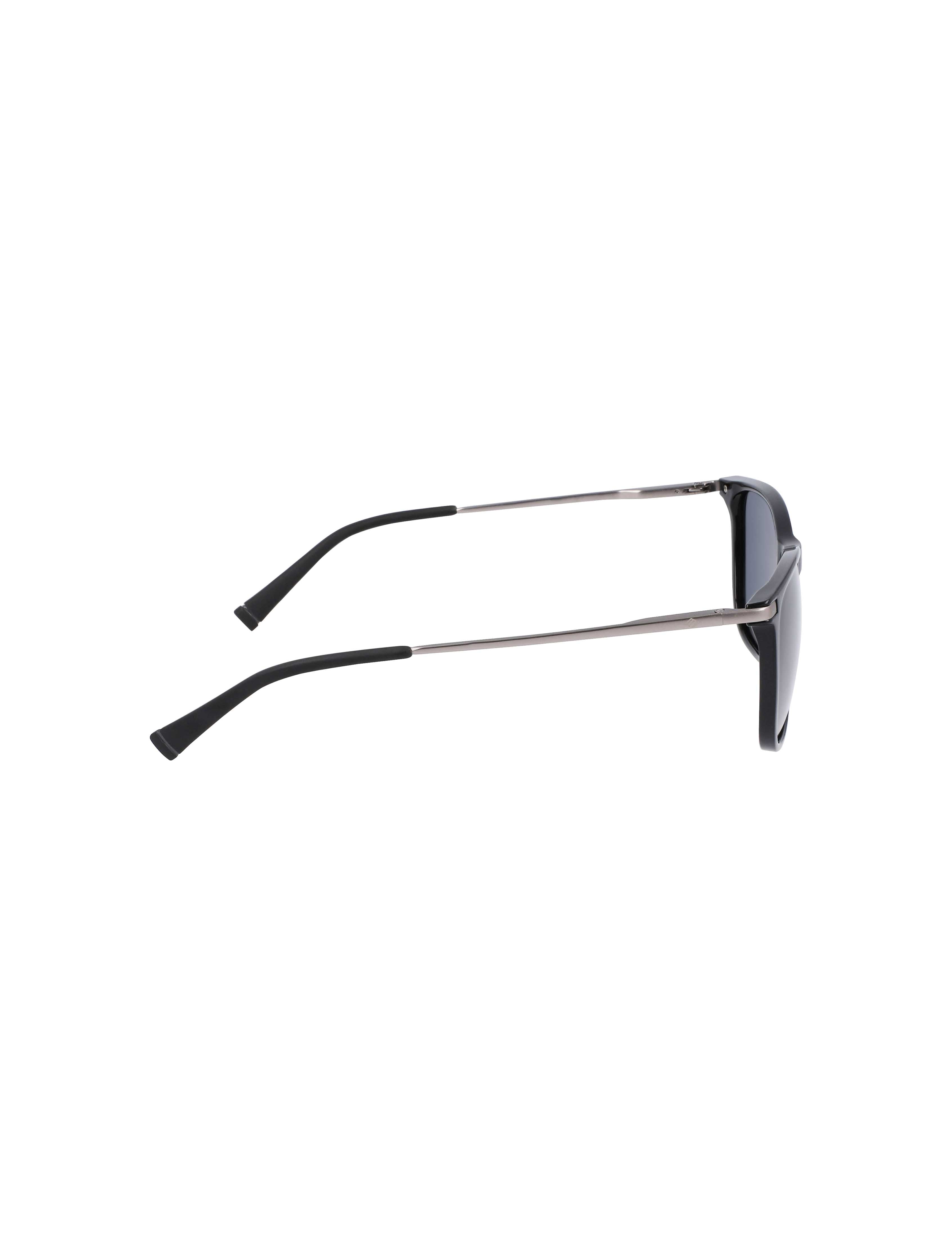 Joseph Abboud  Black Modified Rectangle Sunglasses