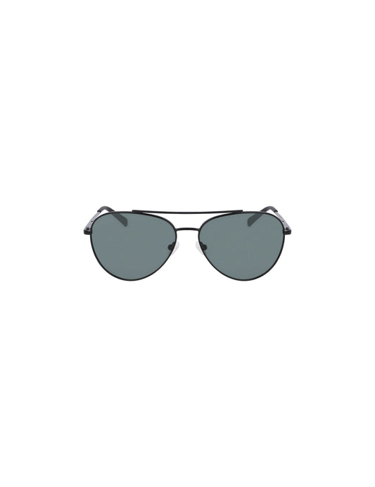 Joseph Abboud Matte Black Black Aviator Sunglasses